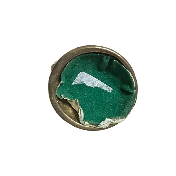 Flamingo Statue Mini Bird Figurine Antique Copper Desk Ornament Home Decorations - Picture 3 of 5